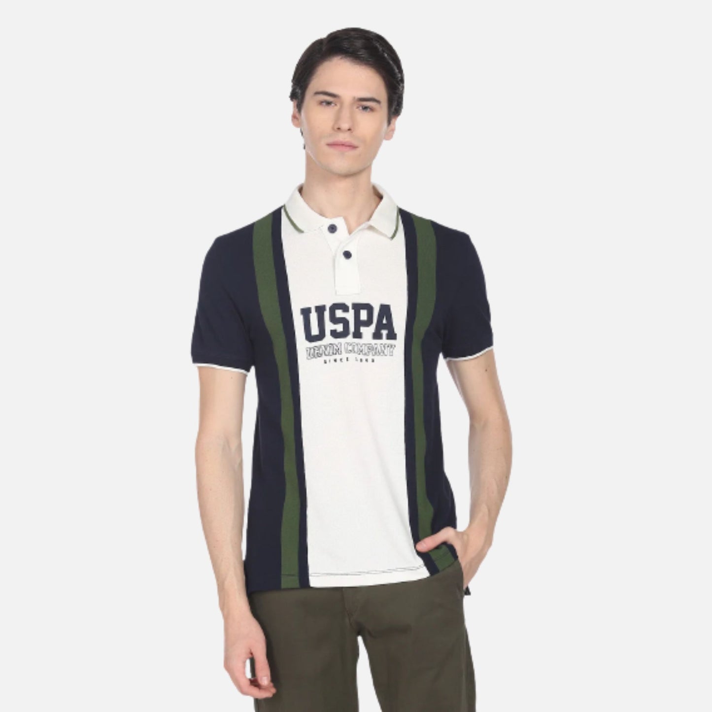 Signature Stripe Cotton Polo Shirt