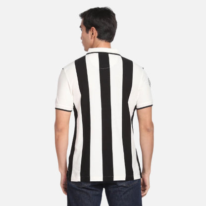 Iconic Vertical Stripe Polo Shirt