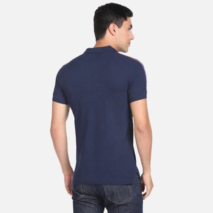 Solid Cotton Polo Shirt