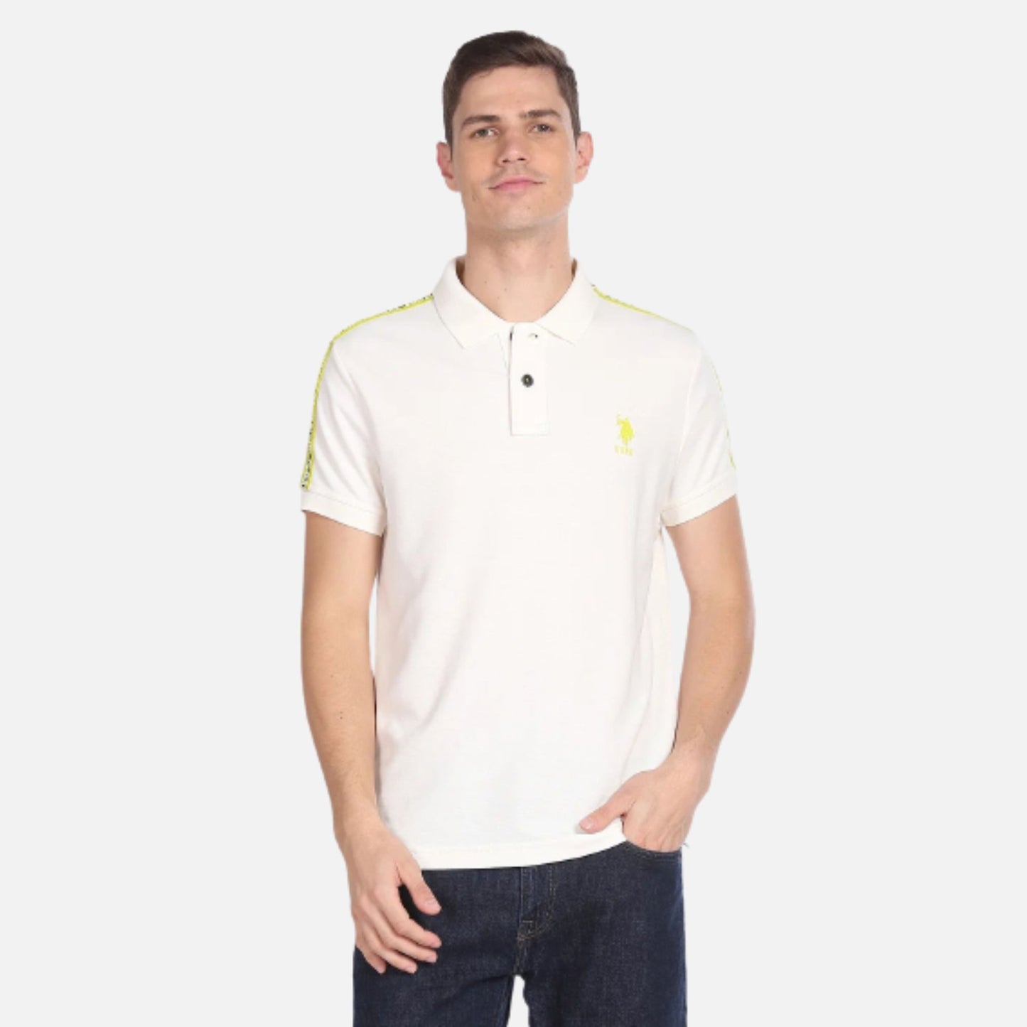 Cotton Solid Polo Shirt