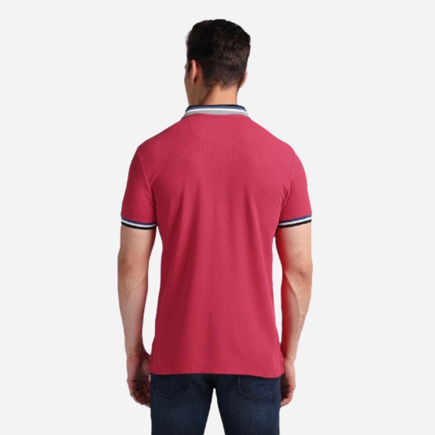 Muscle Fit Solid Polo Shirt