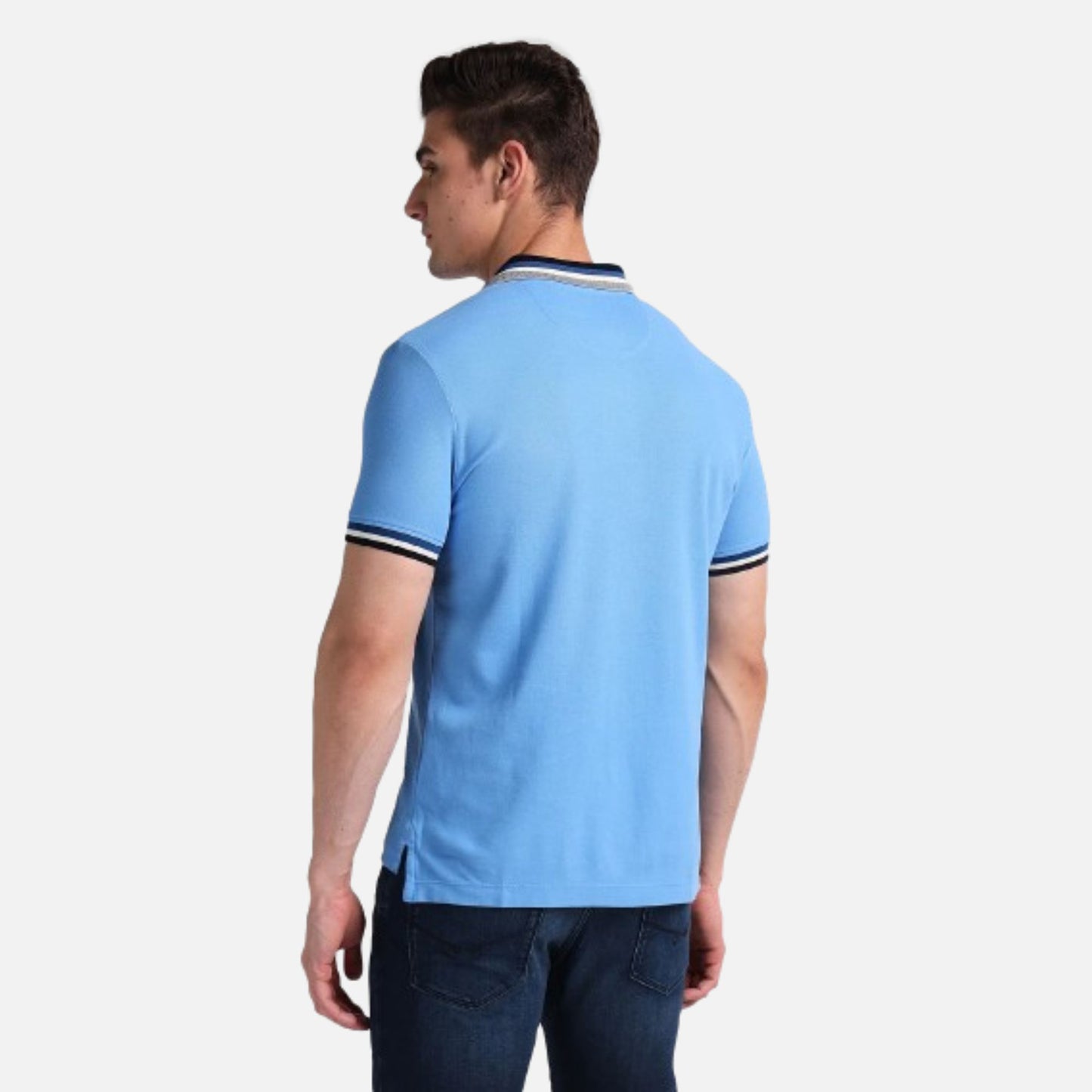 Muscle Fit Solid Polo Shirt