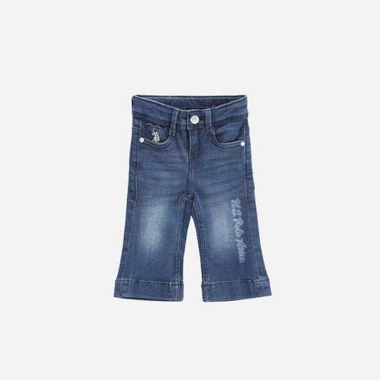 Girls Mid Rise Bootcut Jeans