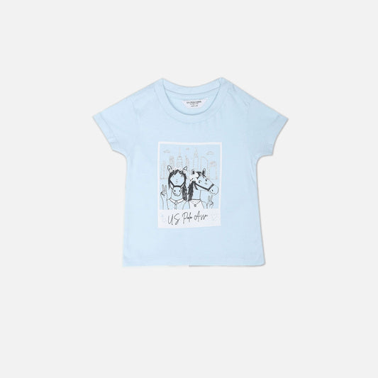 Polaroid Graphic Print Cotton T-Shirt