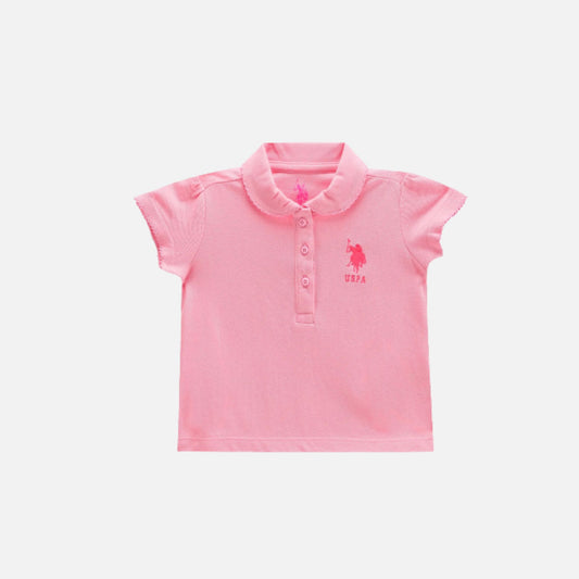 Solid Cotton Polo Shirt