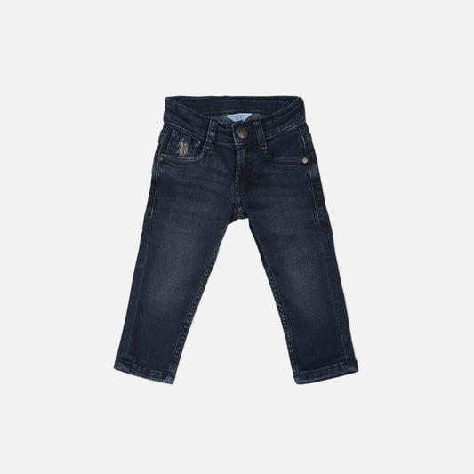 Stone Wash Slim Fit Jeans