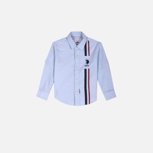 Vertical Stripe Oxford Shirt