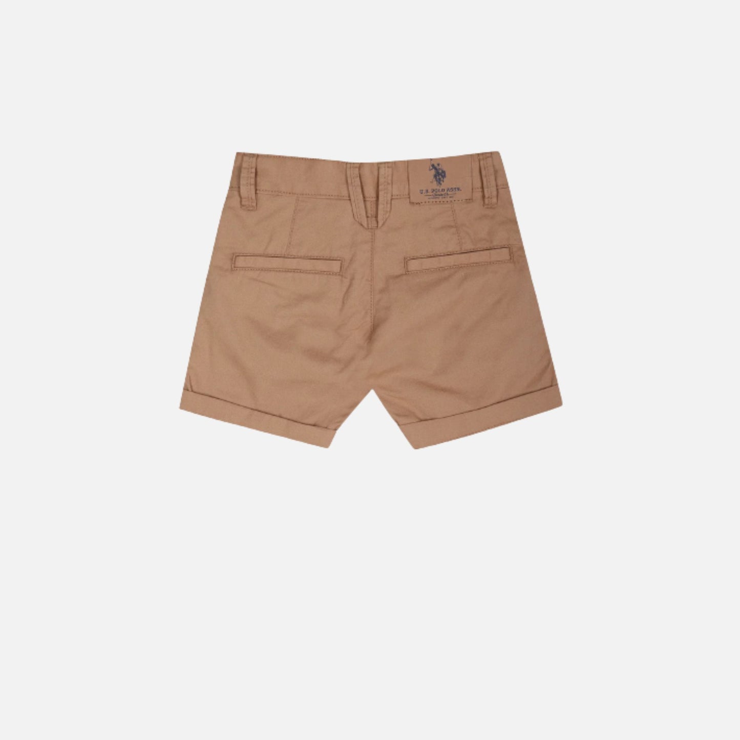 Solid Twill Cotton Shorts