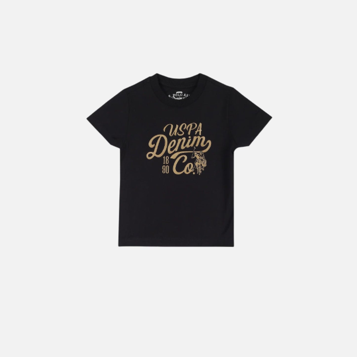 Crew Neck Brand Print T-Shirt