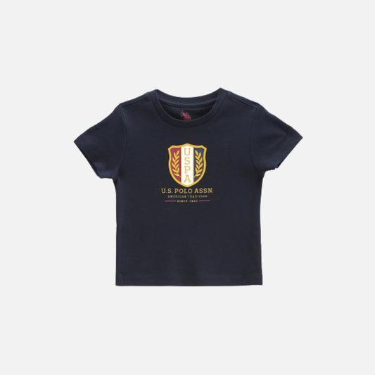 Boys Brand Print Cotton T-Shirt