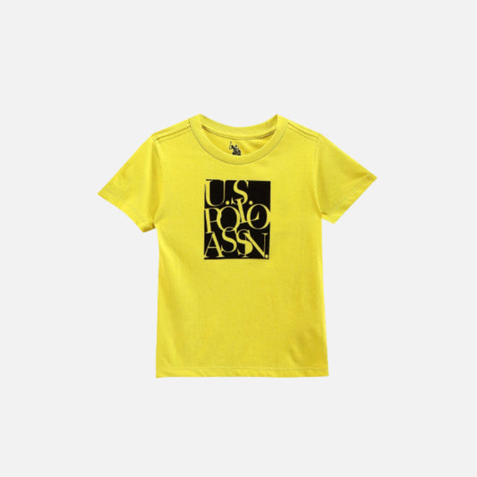 Boys Cotton Brand Print T-Shirt