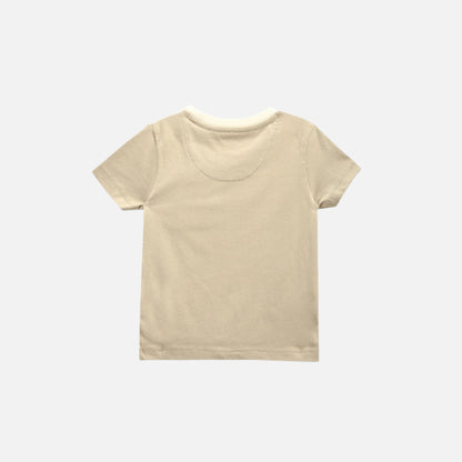 Boys Cotton Brand Print T-Shirt
