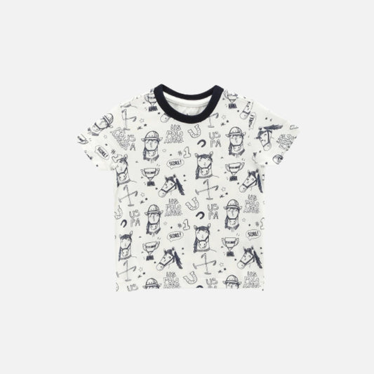 Boys Graphic Print Cotton T-Shirt