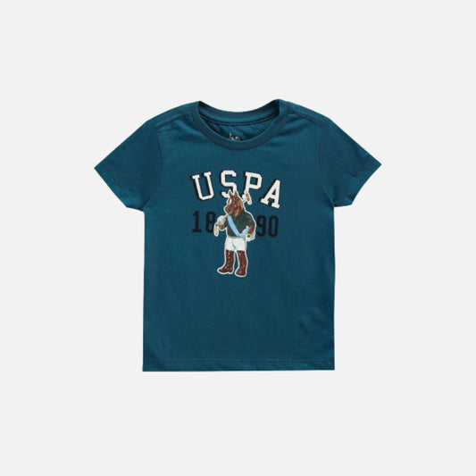 Boys Mascot Cotton T-Shirt