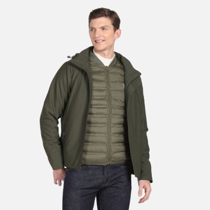 Detachable Hood Solid Jacket