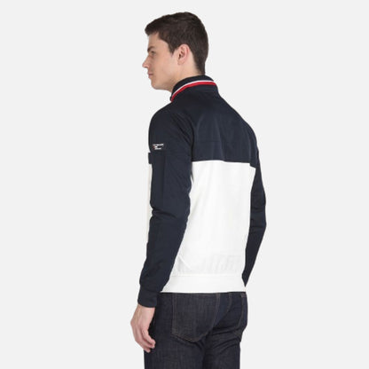 Concealed Hood Colour Block Jacket