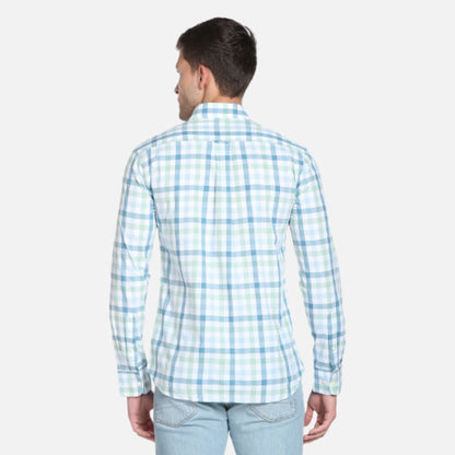 Tartan Check Cotton Casual Shirt