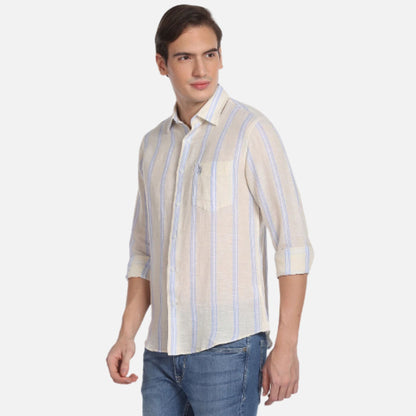 Iconic Linen Cotton Stripe Shirt