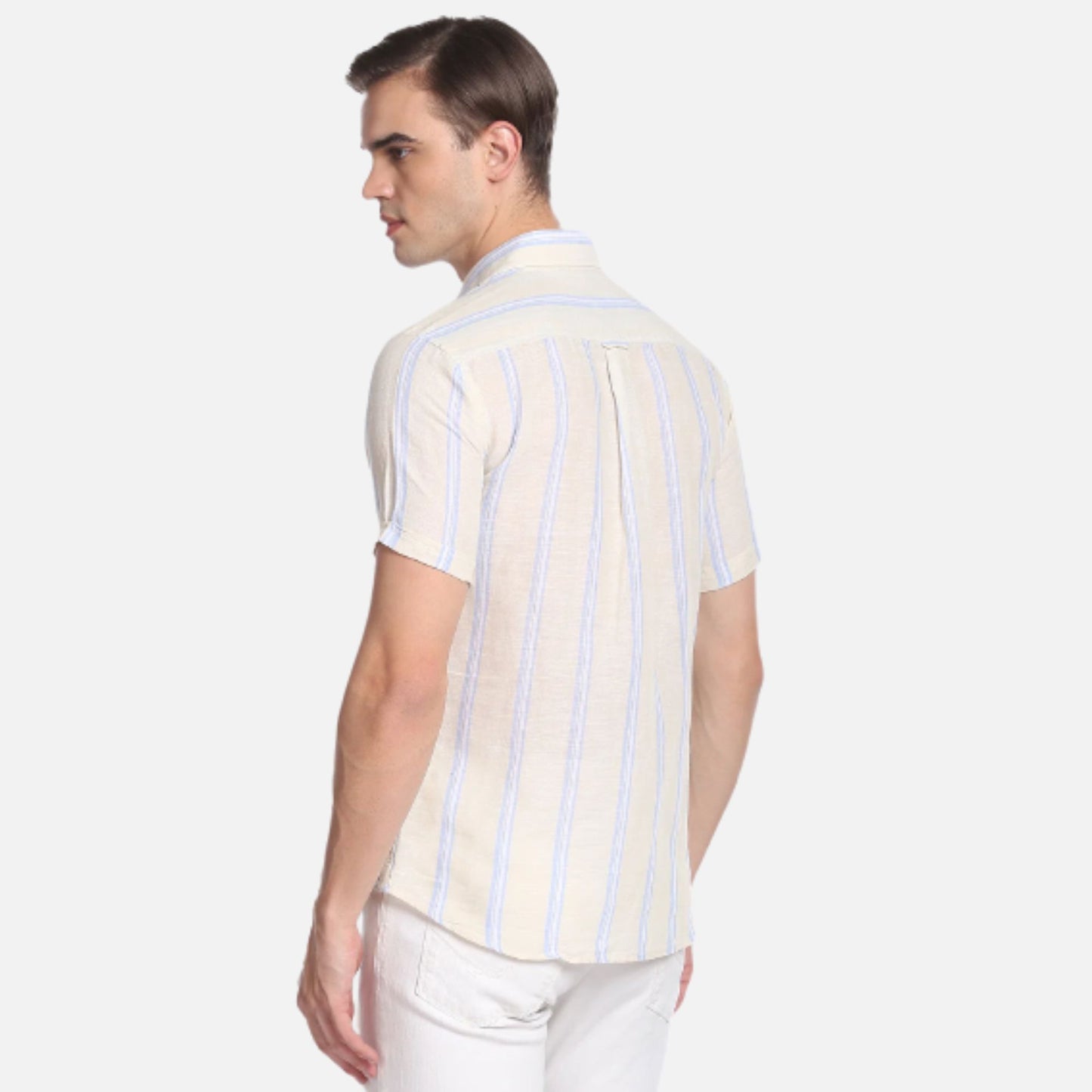 Iconic Linen Cotton Stripe Shirt