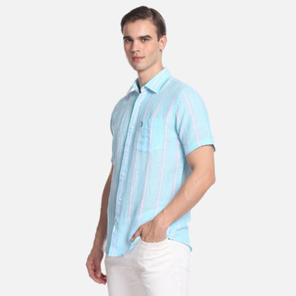 Iconic Linen Cotton Stripe Shirt