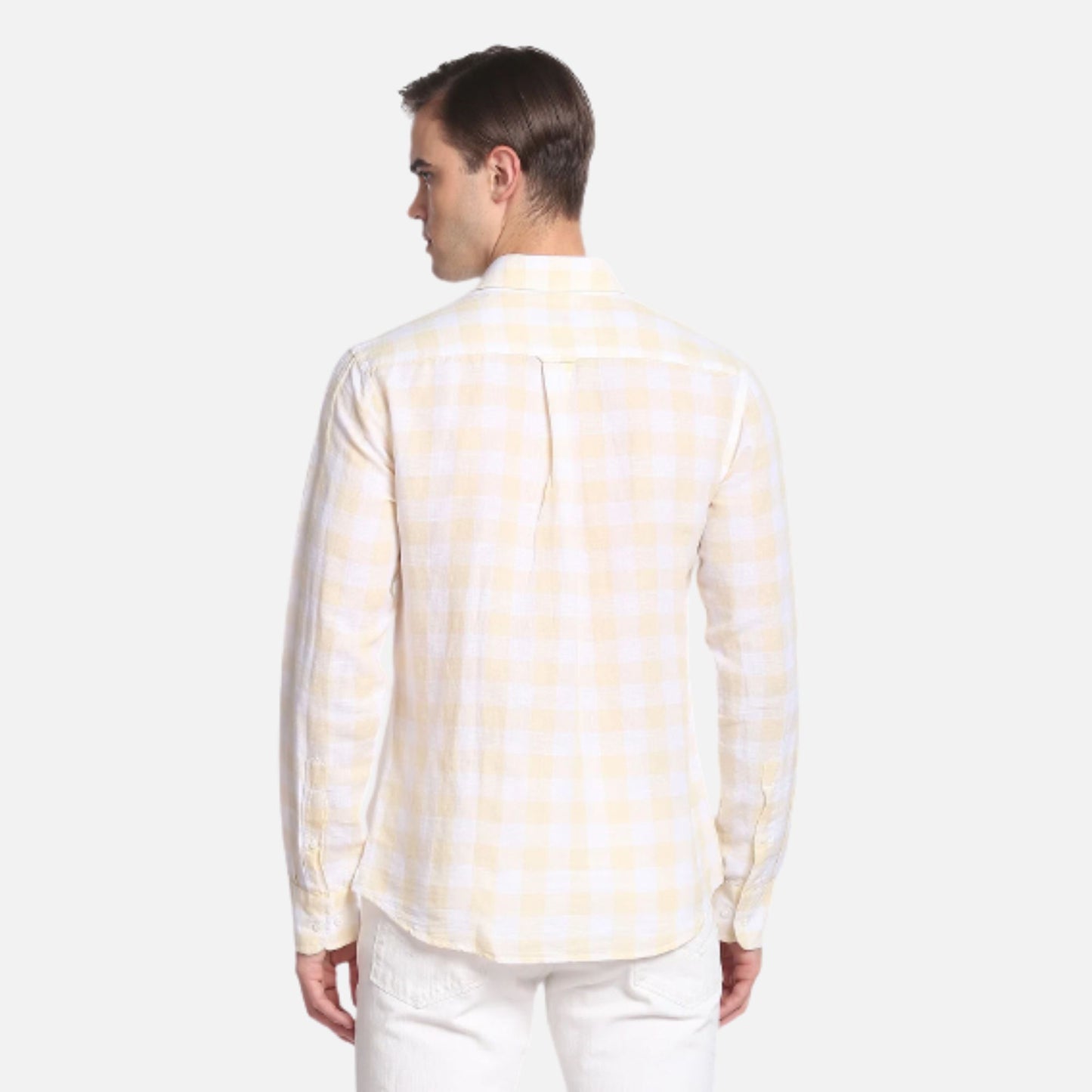 Outdoor Check Linen Cotton Shirt