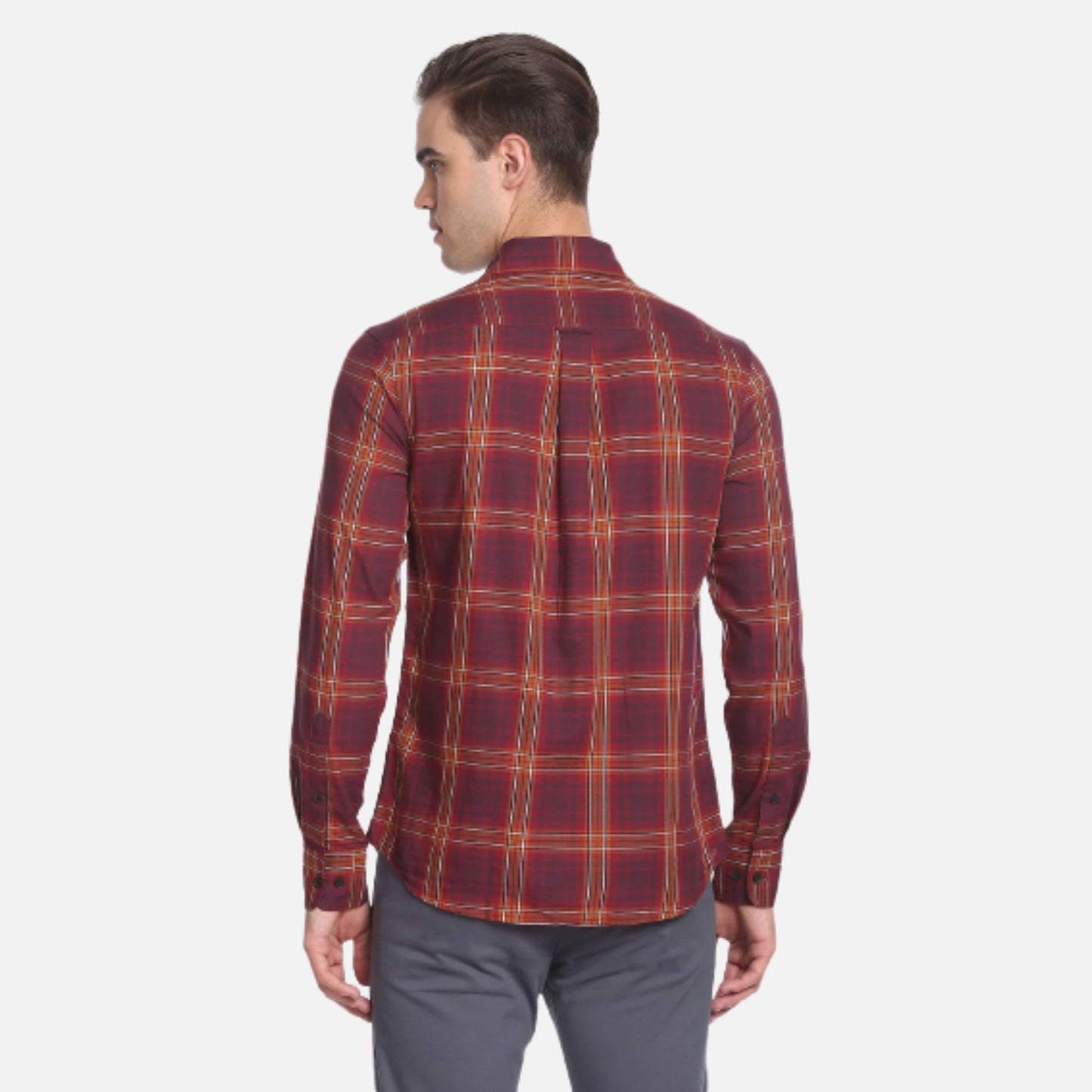 Tartan Check Twill Casual Shirt