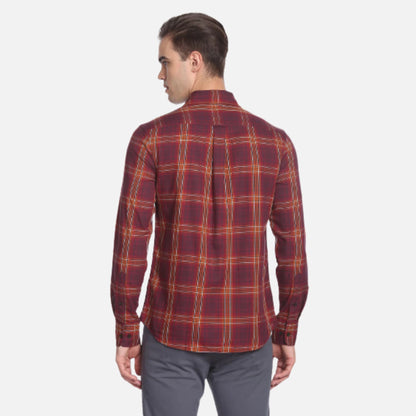 Tartan Check Twill Casual Shirt