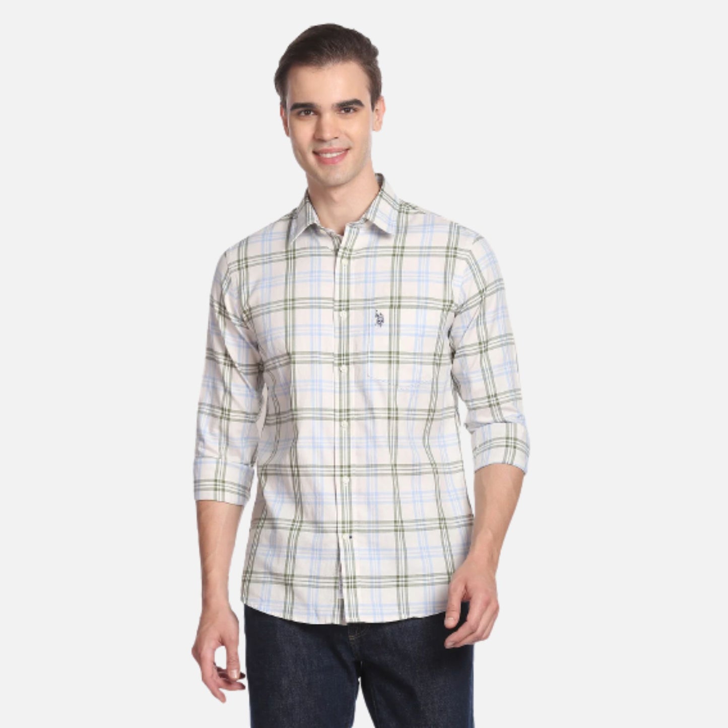 Tartan Check Oxford Casual Shirt