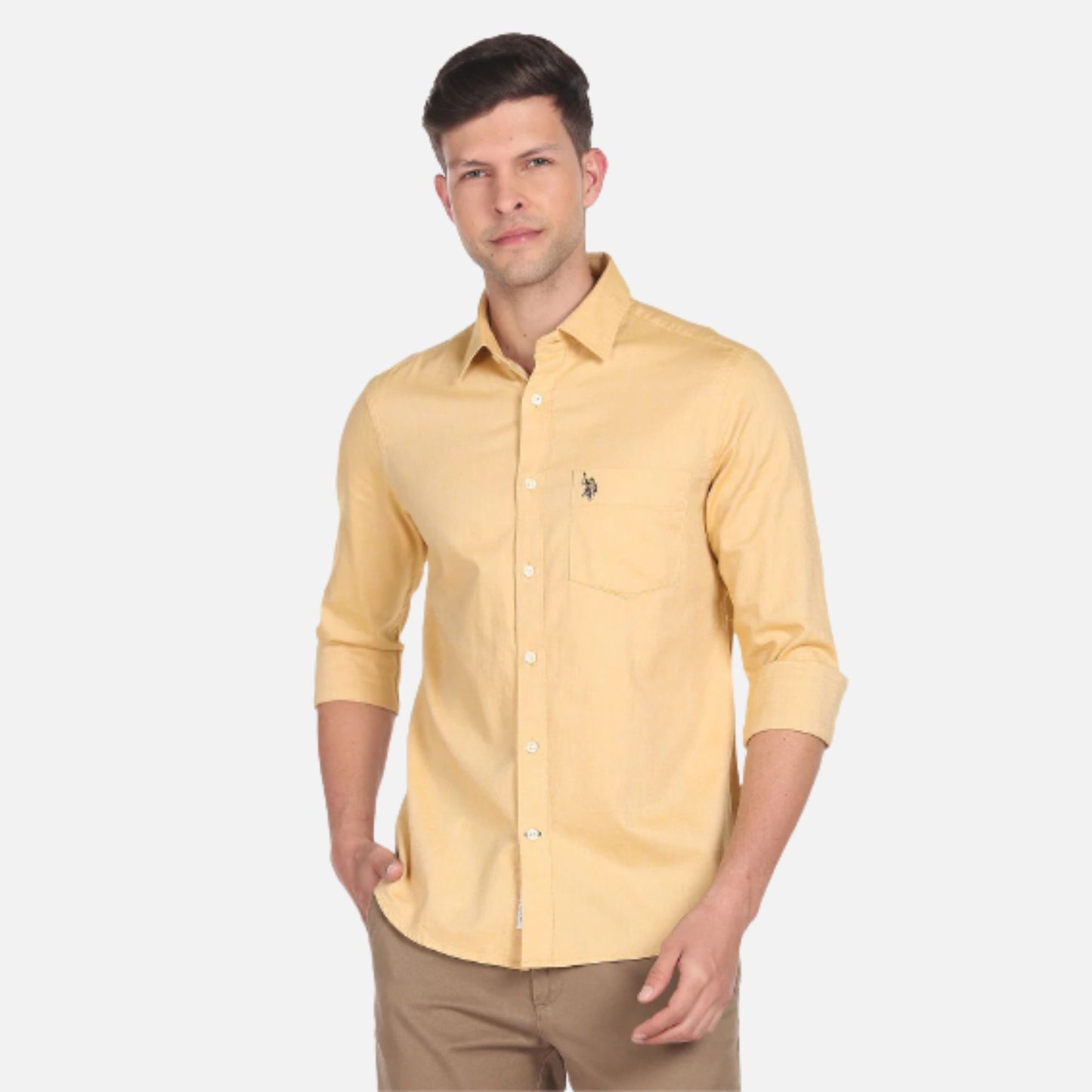 Matt Chambray Solid Shirt