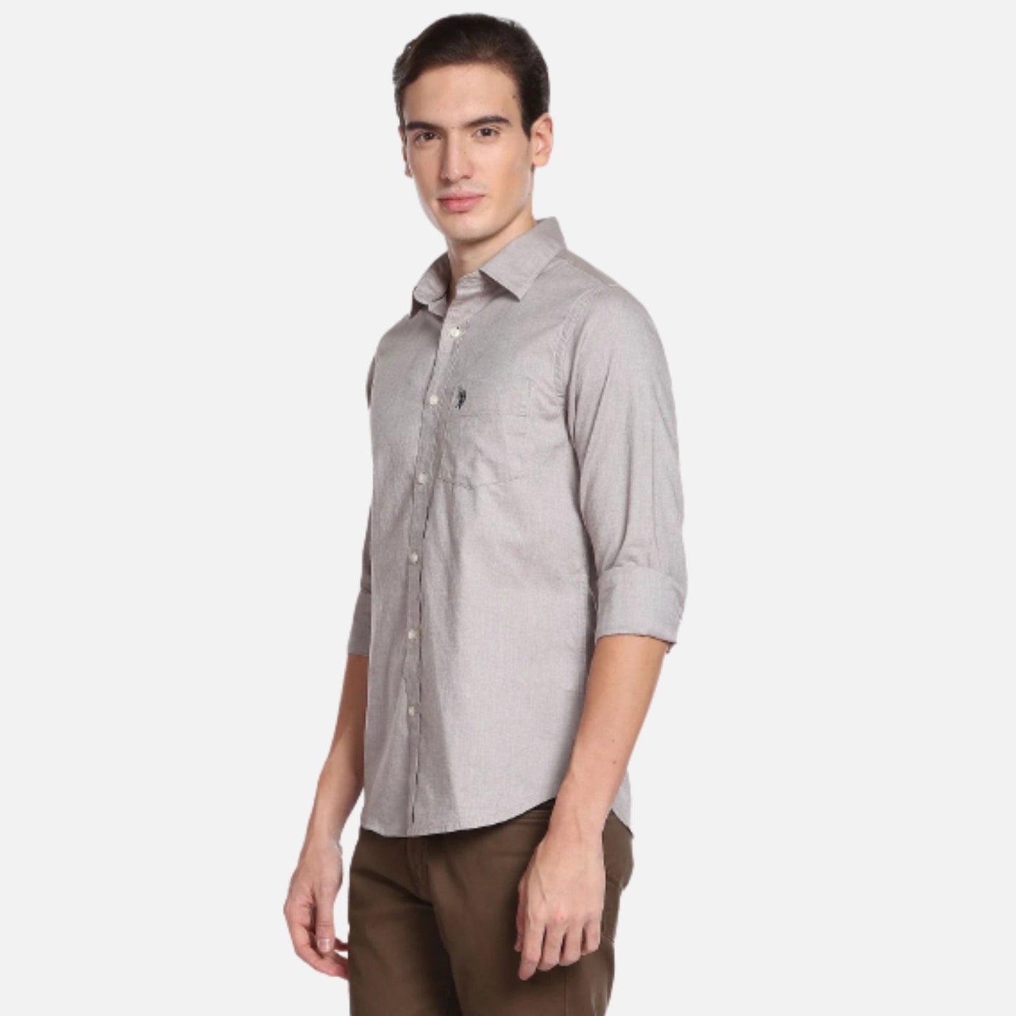 Matt Chambray Solid Shirt