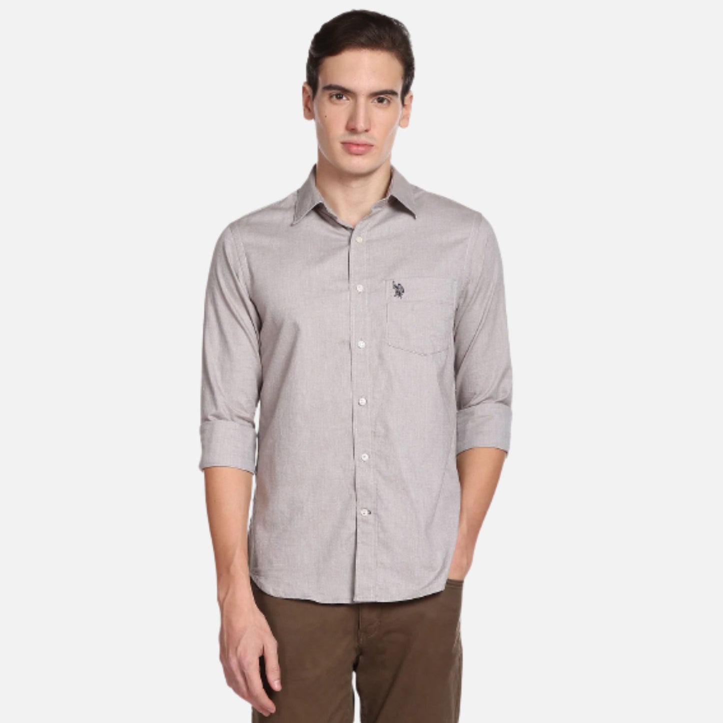 Matt Chambray Solid Shirt