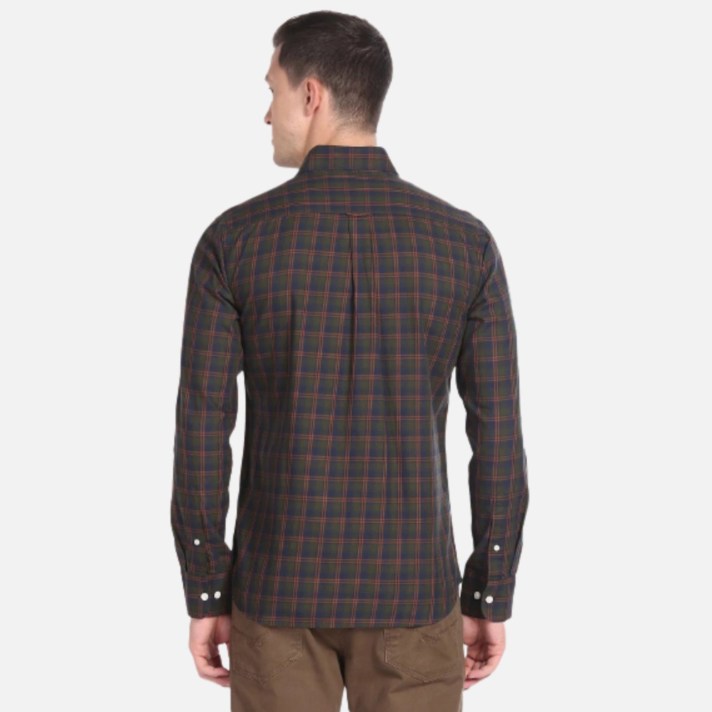 Tartan Check Cotton Twill Shirt