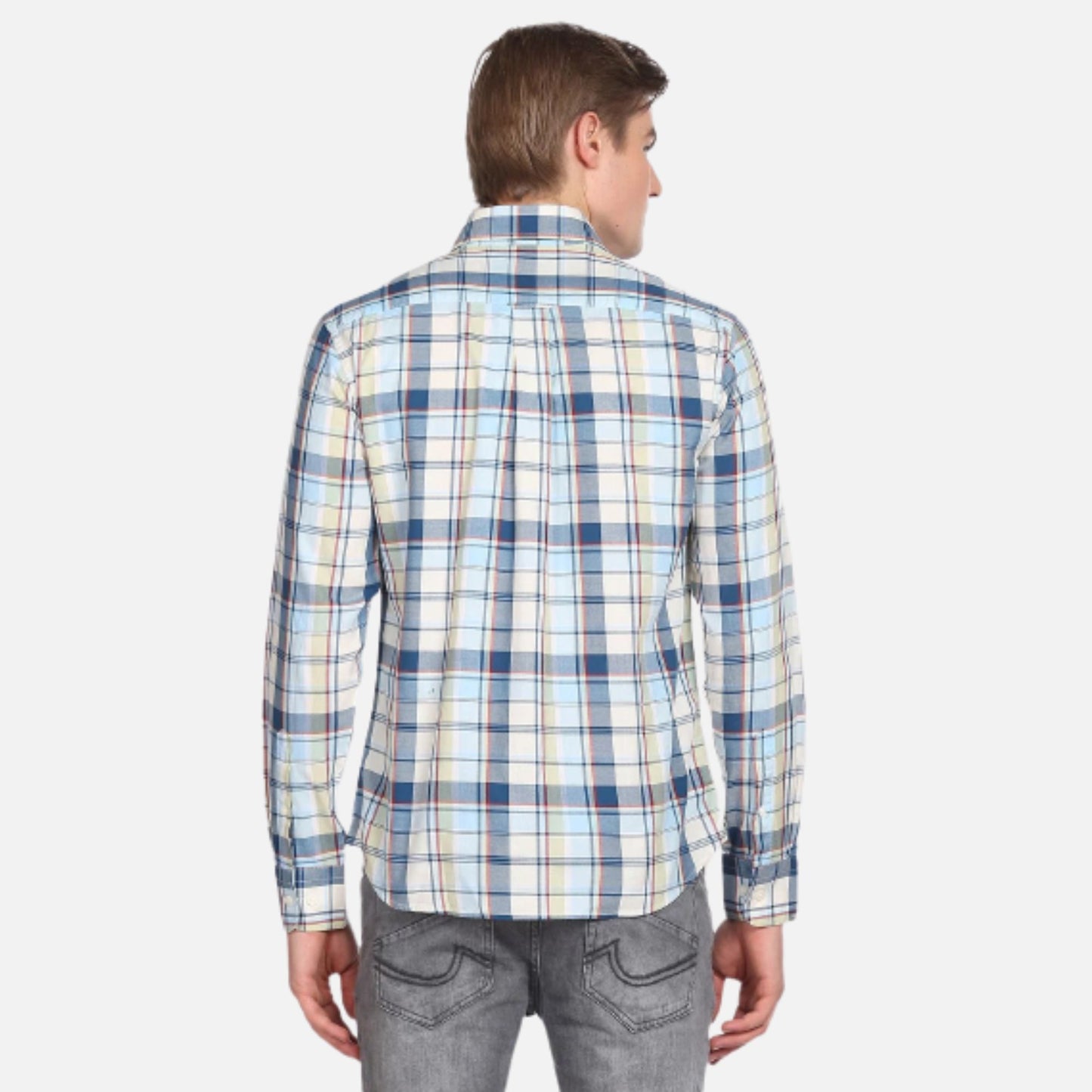 Plaid Check Twill Shirt