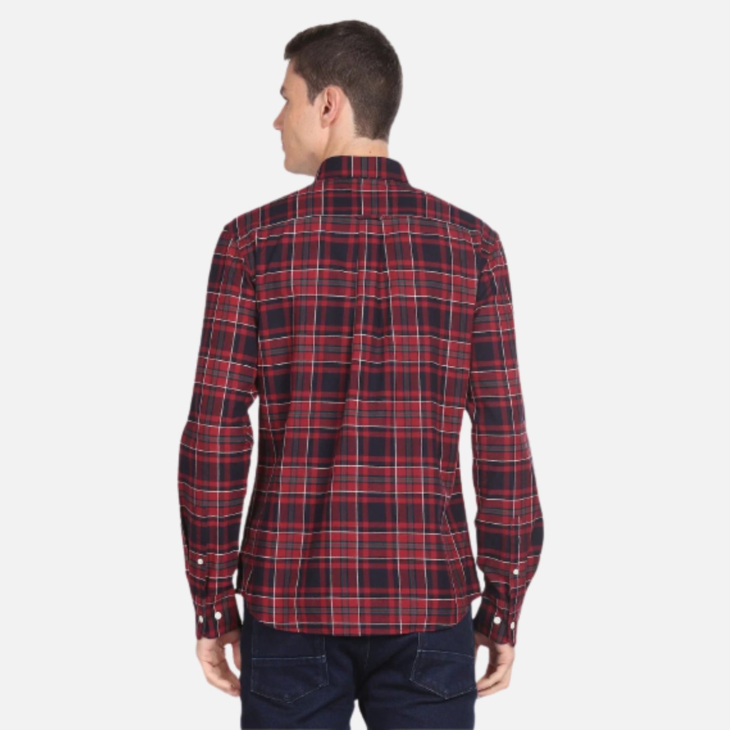 Pure Cotton Plaid Check Shirt