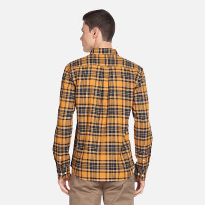 Tartan Check Oxford Cotton Shirt