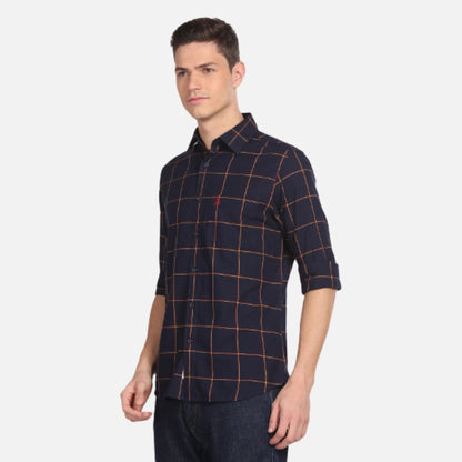 Tartan Check Windowpane Shirt