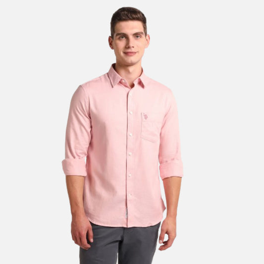 Tailored Regular Fit Solid Shirt