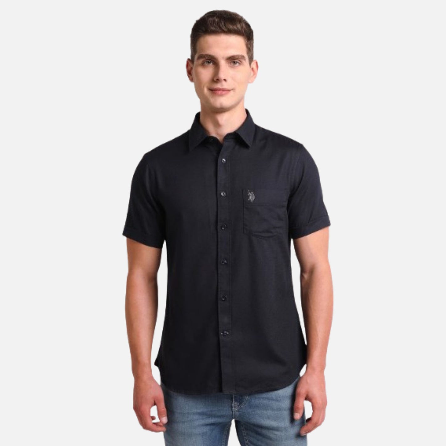 Tailored Regular Fit Solid Shirt