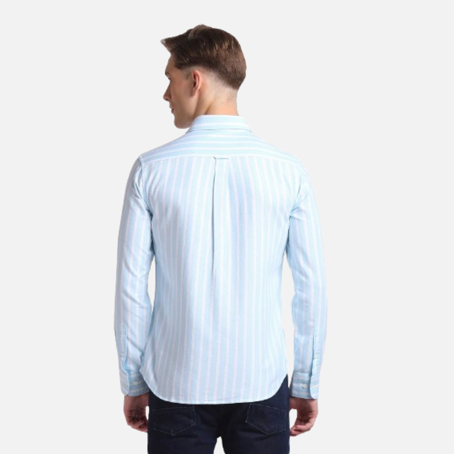 Premium Cotton Vertical Stripe Shirt