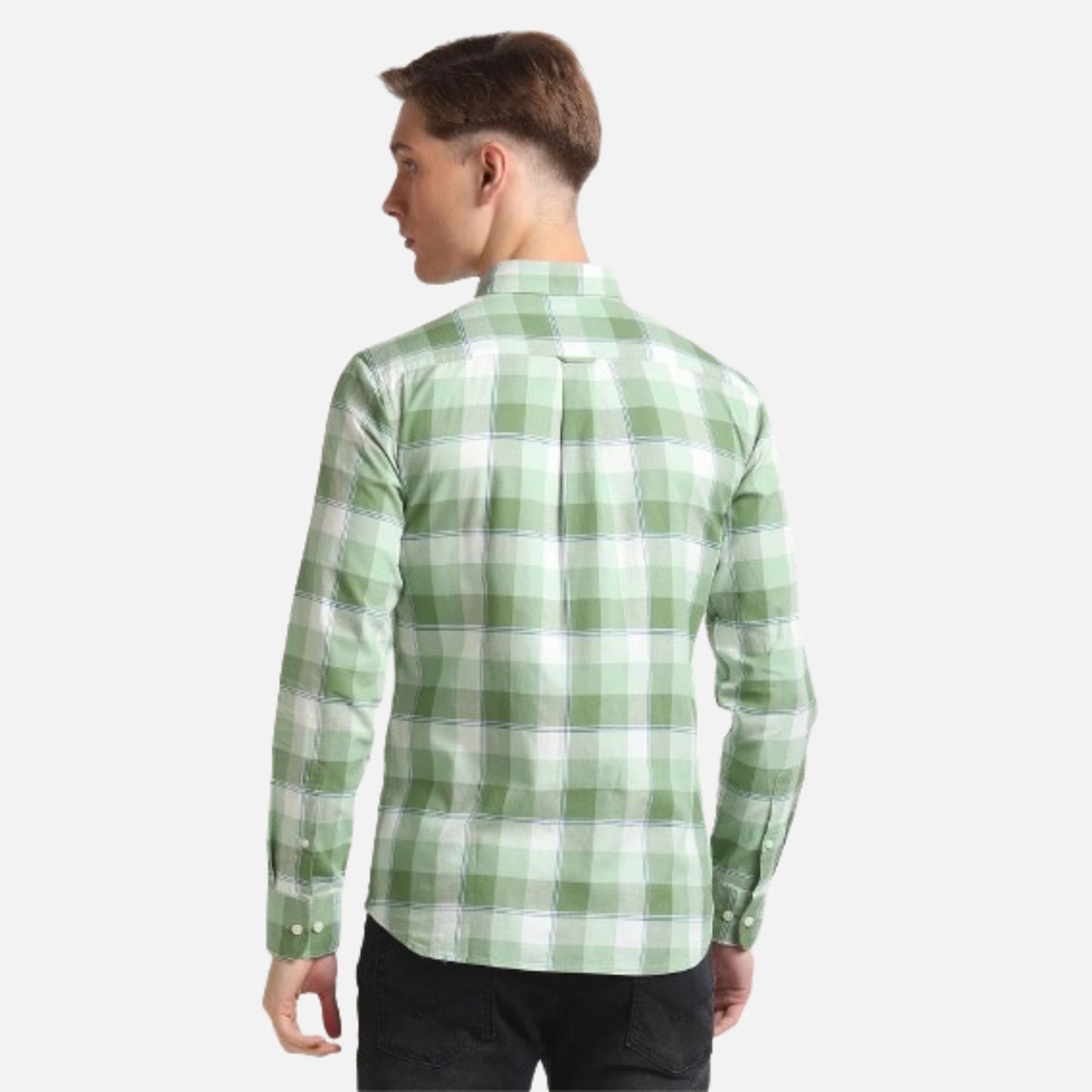 Plaid Check Cotton Shirt