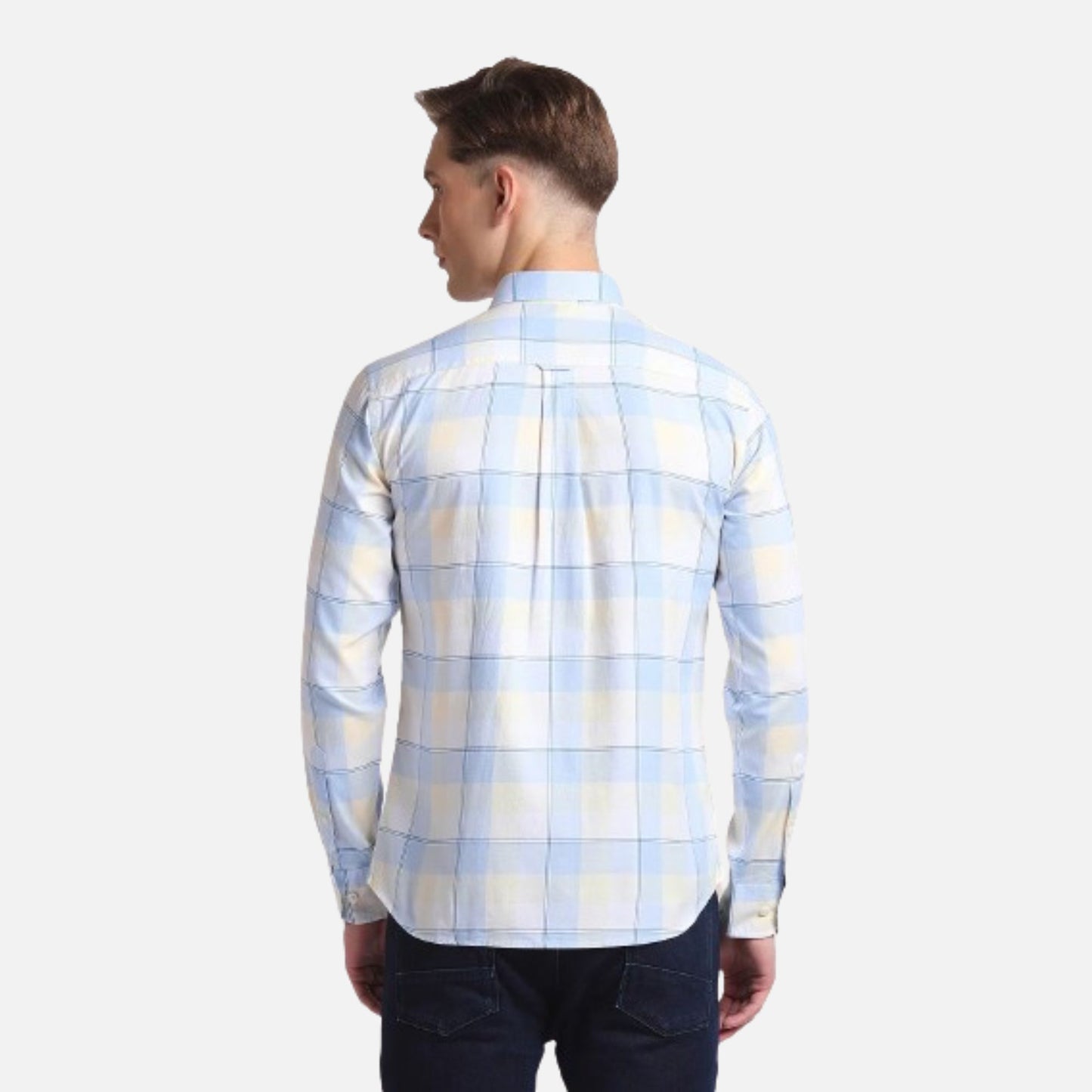 Pure Cotton Plaid Shirt