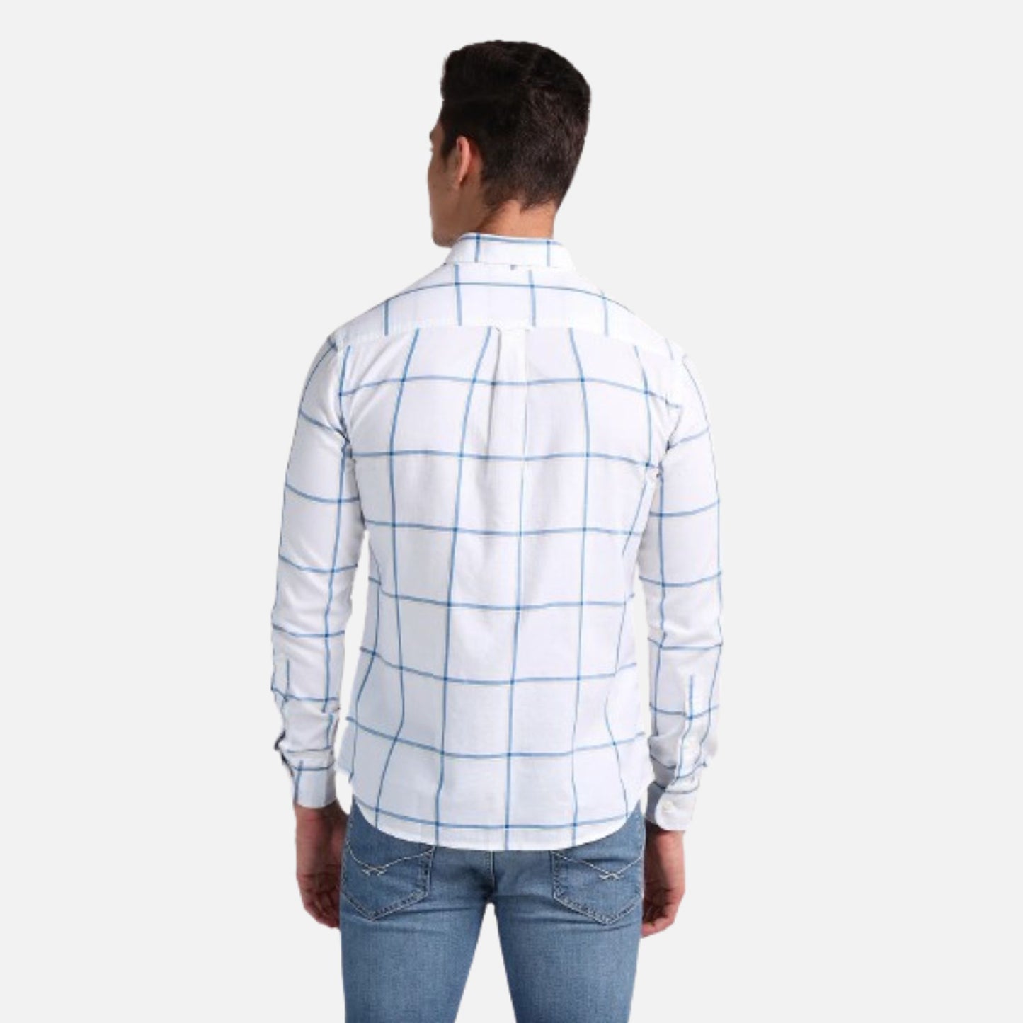 Windowpane Check Dobby Shirt