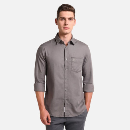 Tailored Regular Fit Solid Shirt