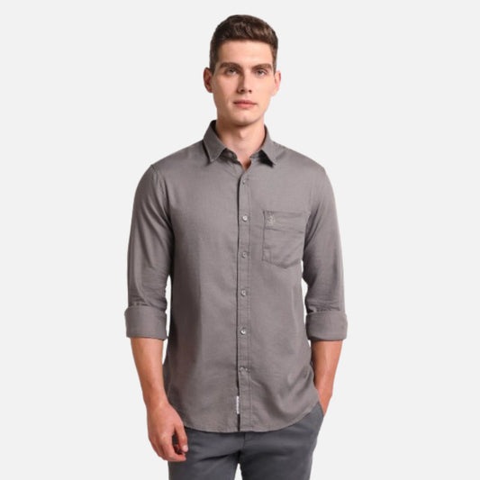 Tailored Regular Fit Solid Shirt