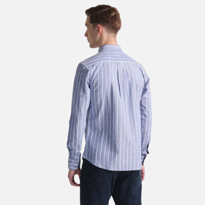 Vertical Stripe Oxford Shirt