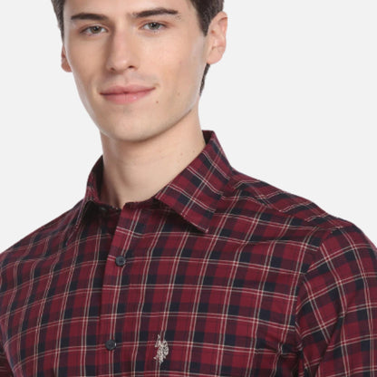 Cotton Tartan Check Shirt