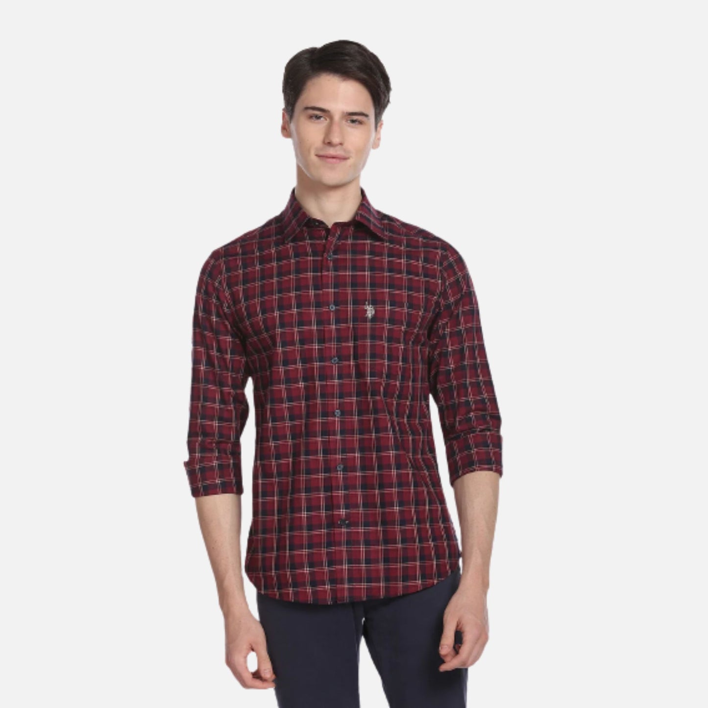 Cotton Tartan Check Shirt