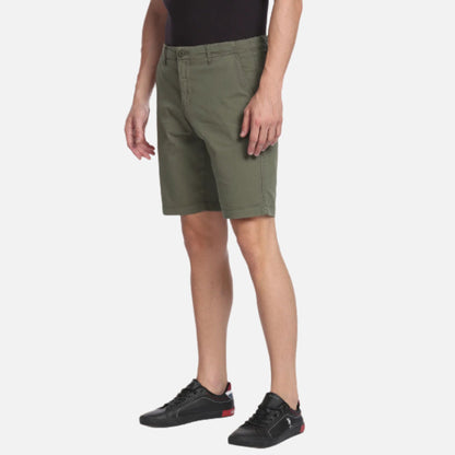 Solid Slim Fit Shorts