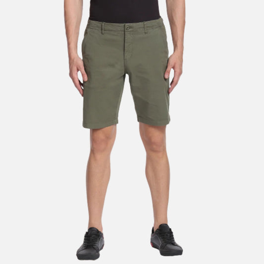 Solid Slim Fit Shorts