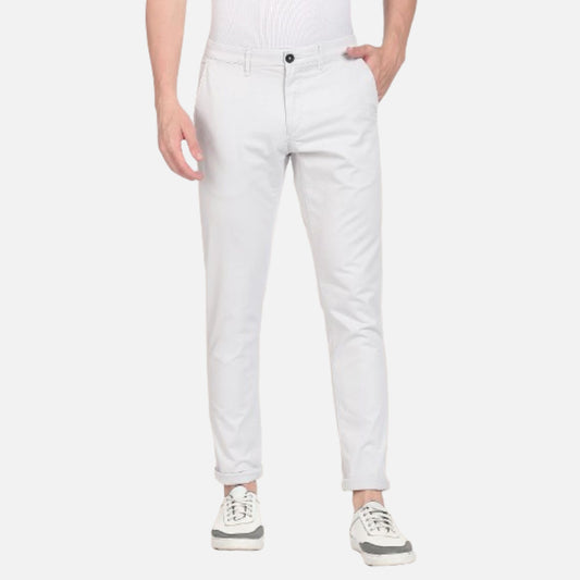 Solid Cotton Stretch Chinos